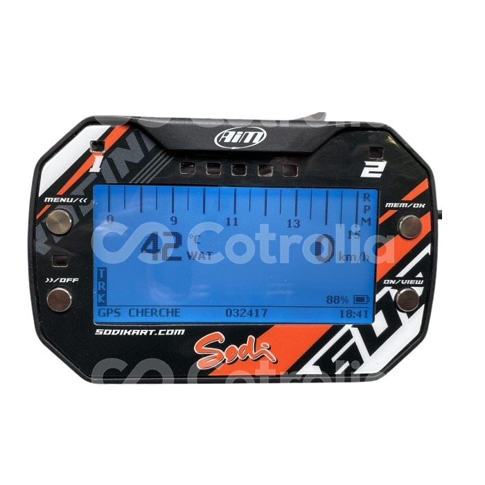 Compteur AIM Mychron 5 Sodikart