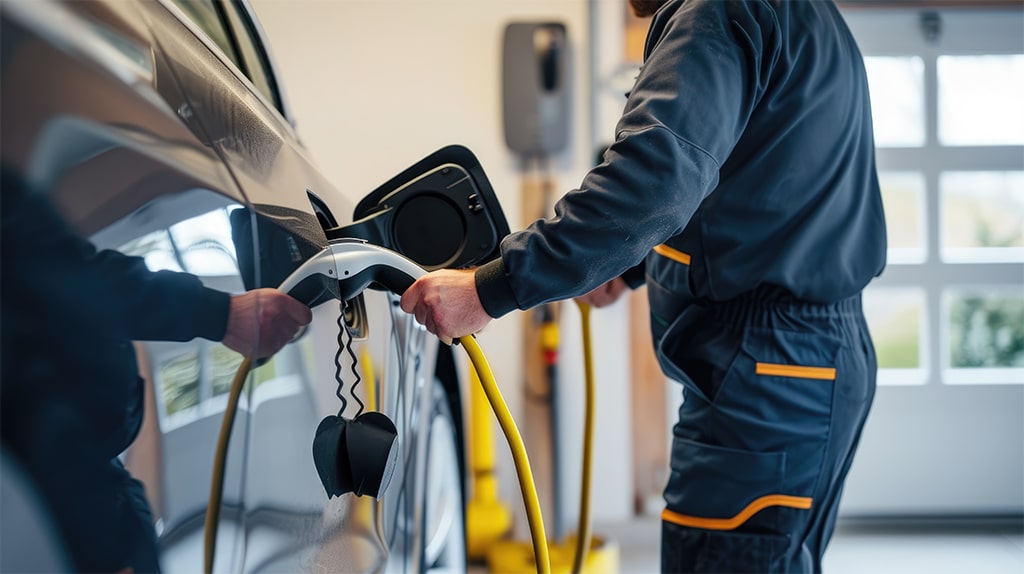 diagnostic vehicule electrique atelier automobile